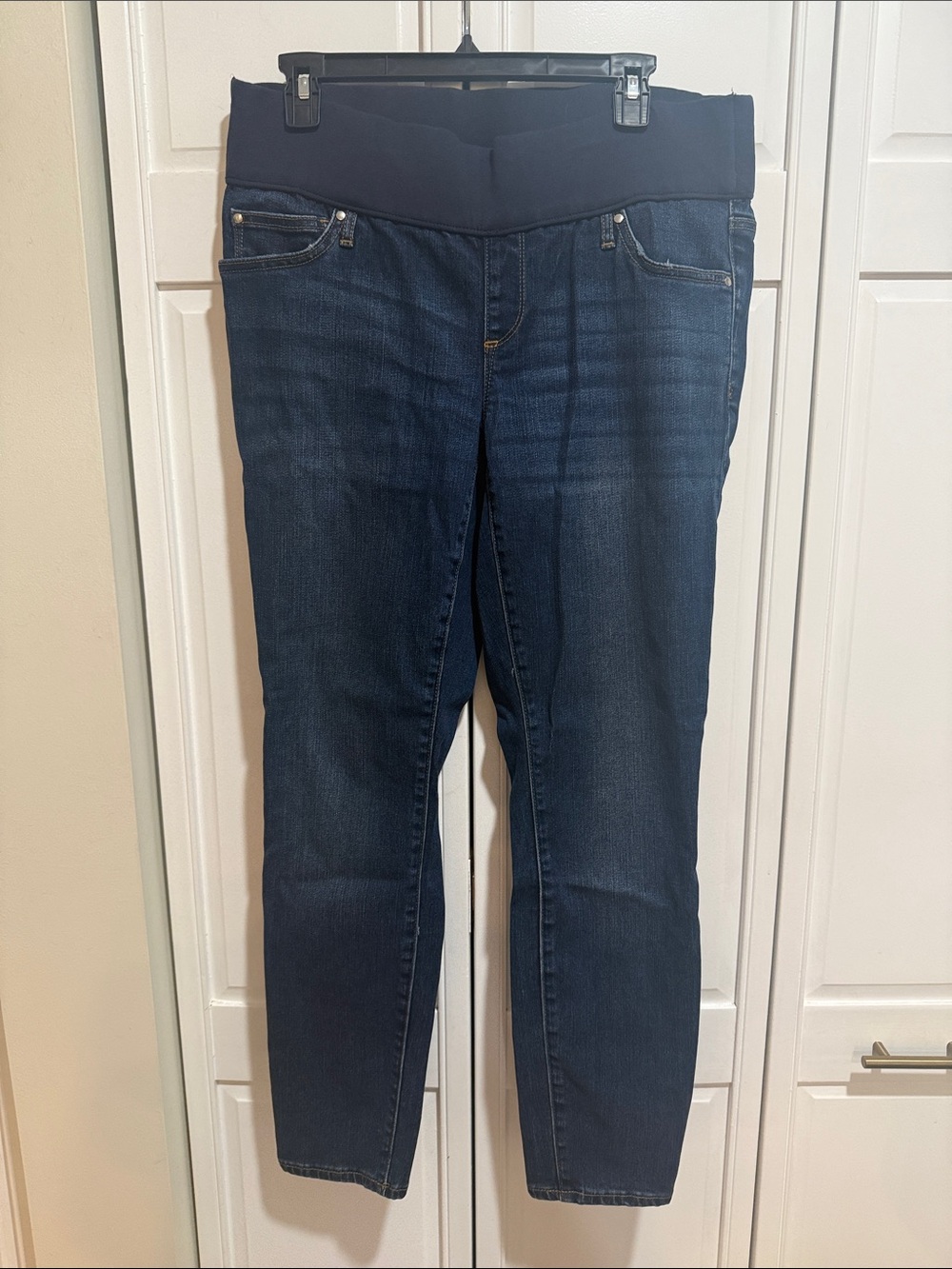 Maternity Denim Jeans with Stretch Waistband